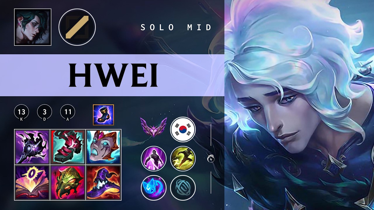Hwei Mid vs Ryze - KR Master Patch 26.03