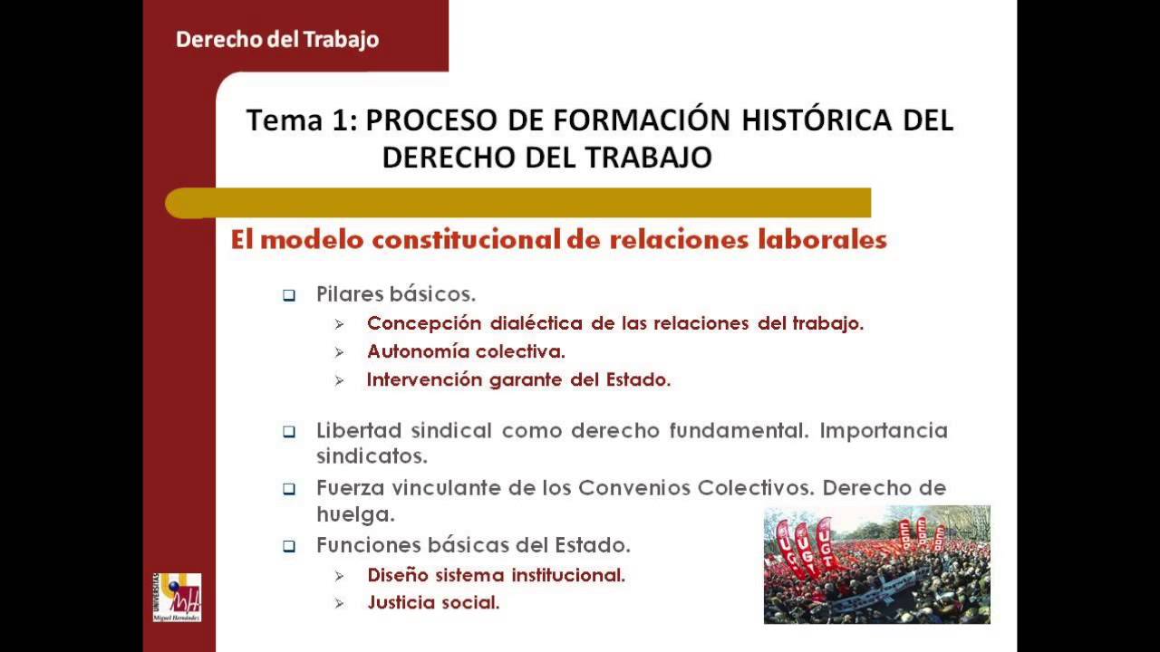 Lec001 Proceso de formación histórica del derecho del trabajo (umh1444sp 2014-15)