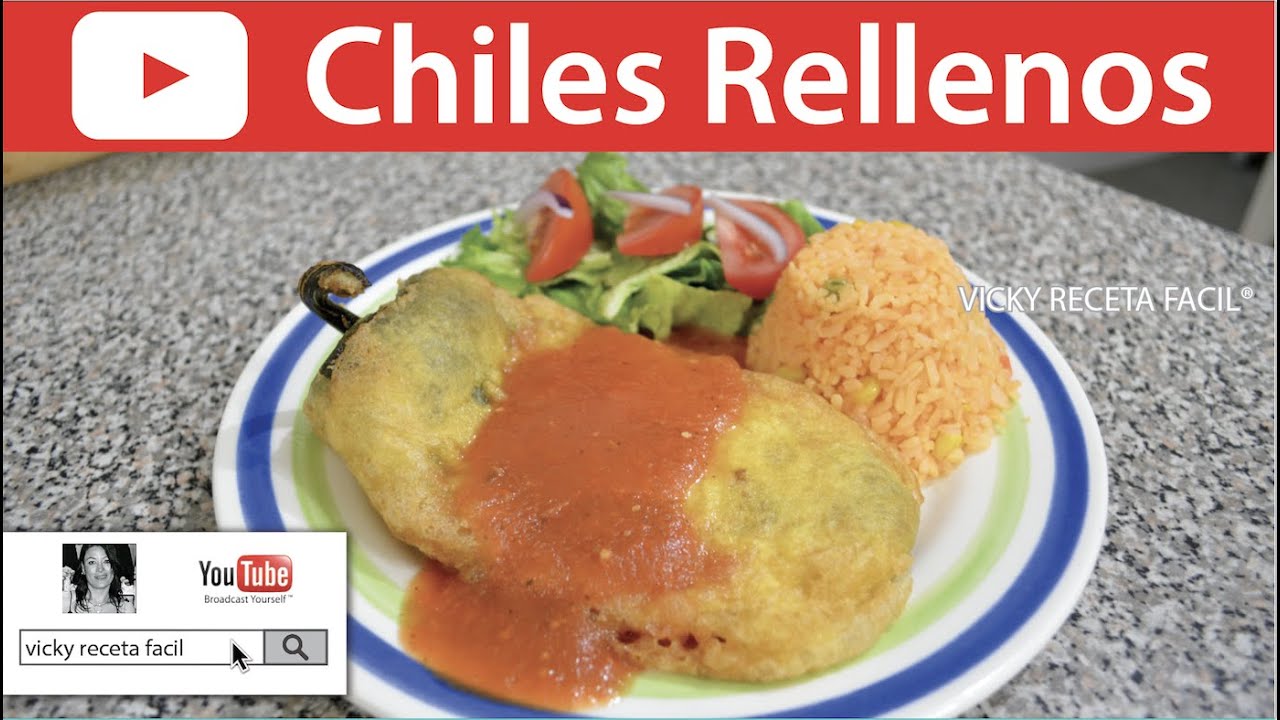 CHILES RELLENOS | #VickyRecetaFacil