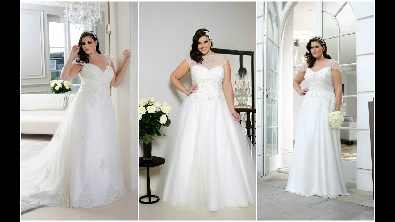 Atractivos trajes de novia para gorditas | Moda para Novias &hearts;