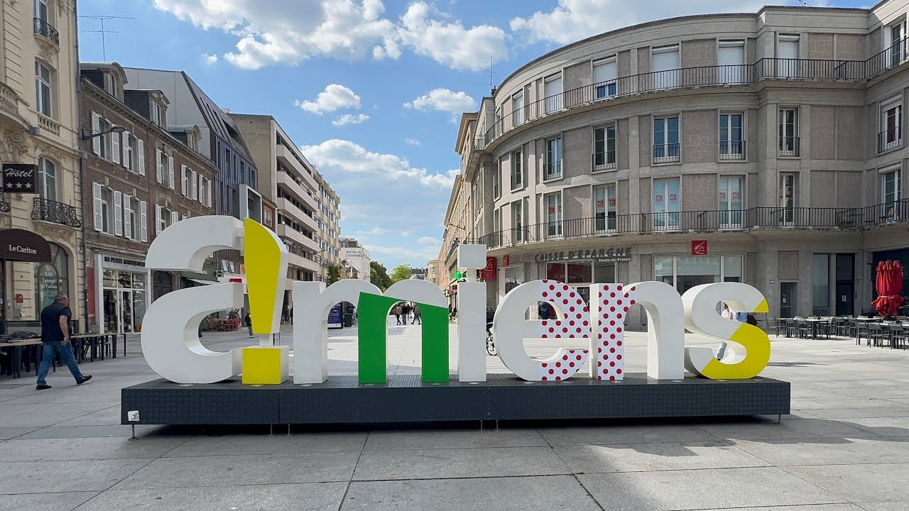 جولة في مدينة أميان الفرنسية Amiens France 🇫🇷 walking tour