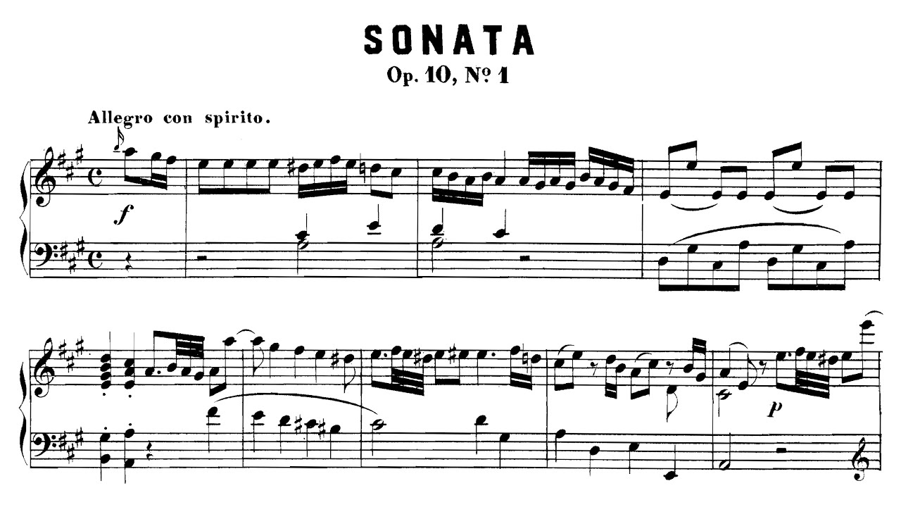 Muzio Clementi - Piano Sonata Op. 10 No. 1