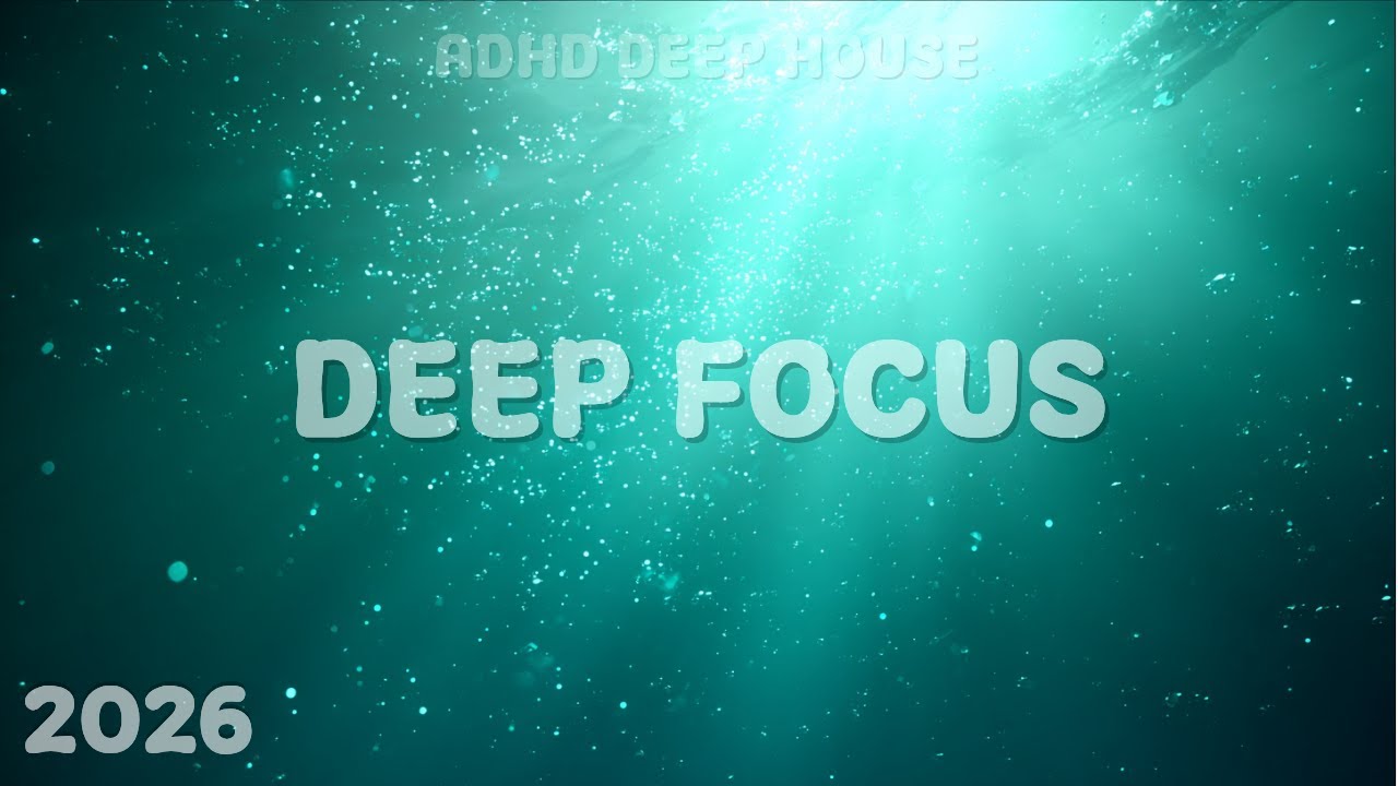 Focus Like a Submarine 🫧 Deep House Mix for ADHD Relief & Mental Flow (50 min)
