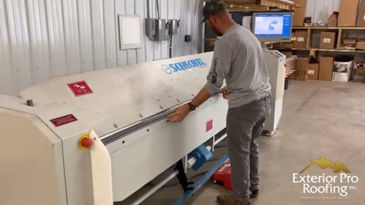 How Metal Roof Trim  is made on a CNC brake