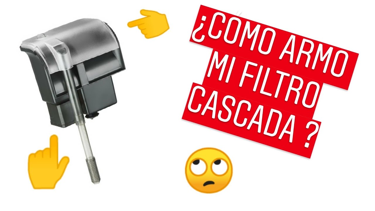 cómo armar mi filtro mochila o cascada RS Electrical 1000,2000 sobo 303H o 606H