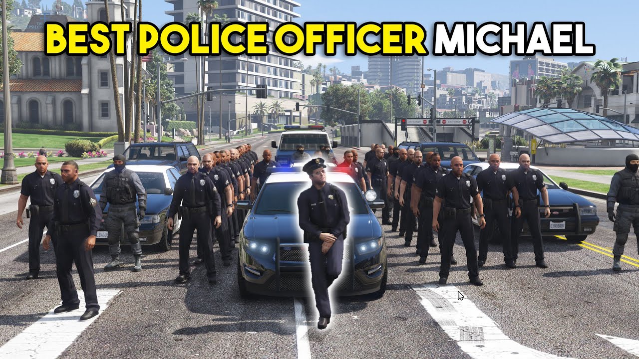 MICHAEL  BANN GAYA BEST POLICE OFFICER !! (GTA 5 Mods Gameplay in Hindi)