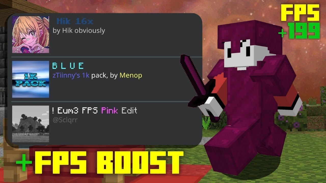 Top 3 BEST MCPE FPS Boost PVP Texture Pack For HIVE BEDWARS (Minecraft Bedrock 1.21)