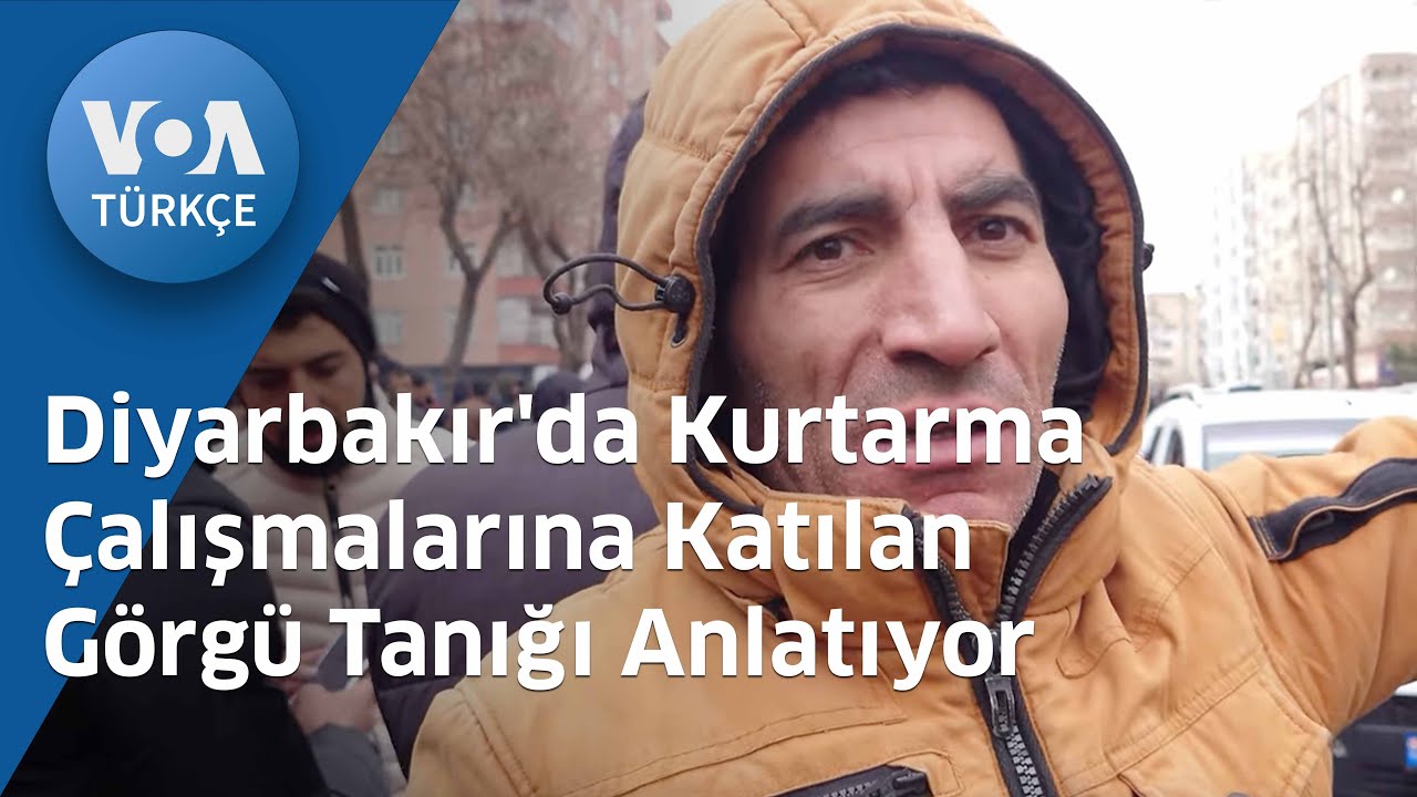 Diyarbakır'da Kurtarma Çalışmalarına Katılan Görgü Tanığı Anlatıyor| VOA Türkçe