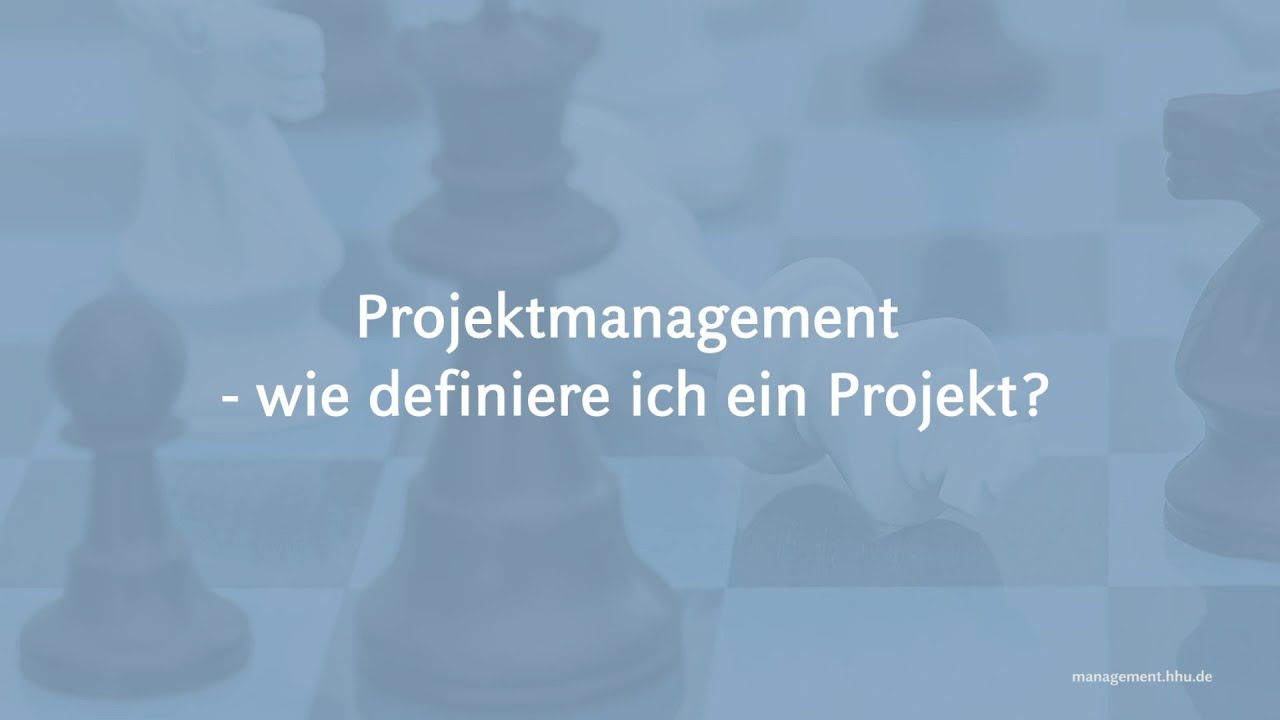 Projektmanagement 1/3 – Wie definiere ich mein Projekt?