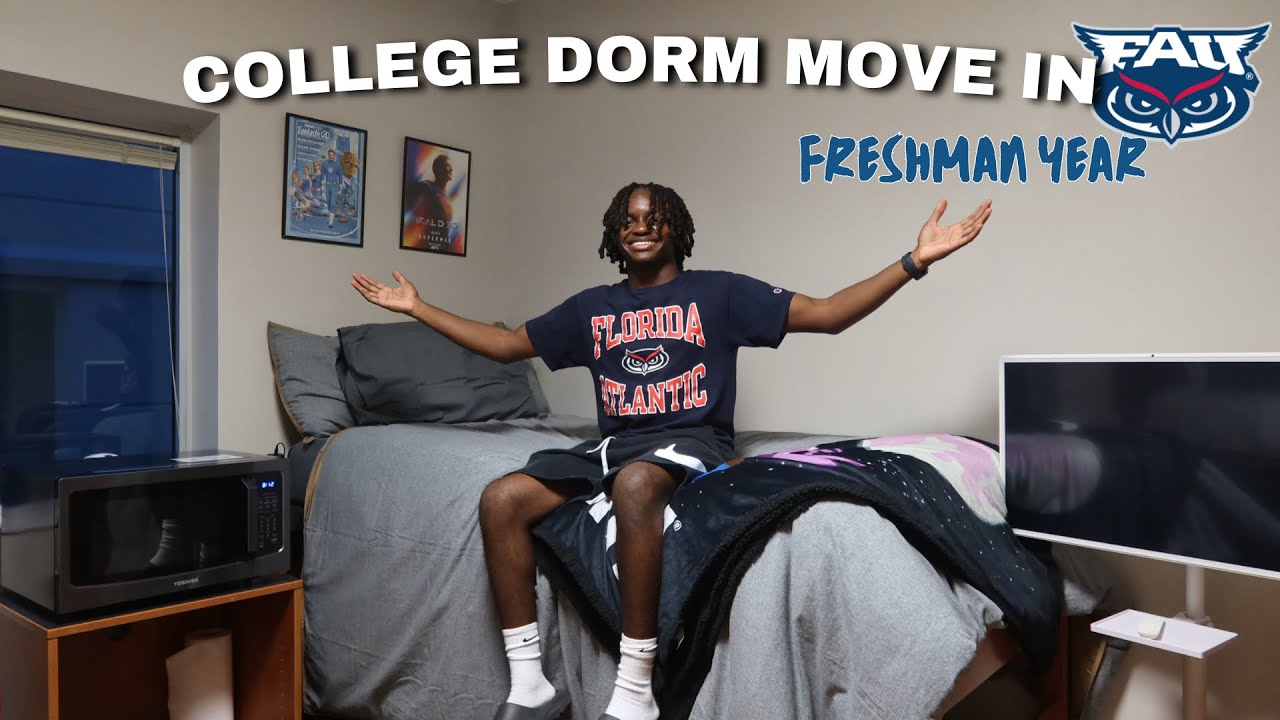 COLLEGE DORM MOVE IN + DORM TOUR @ FAU | freshman year