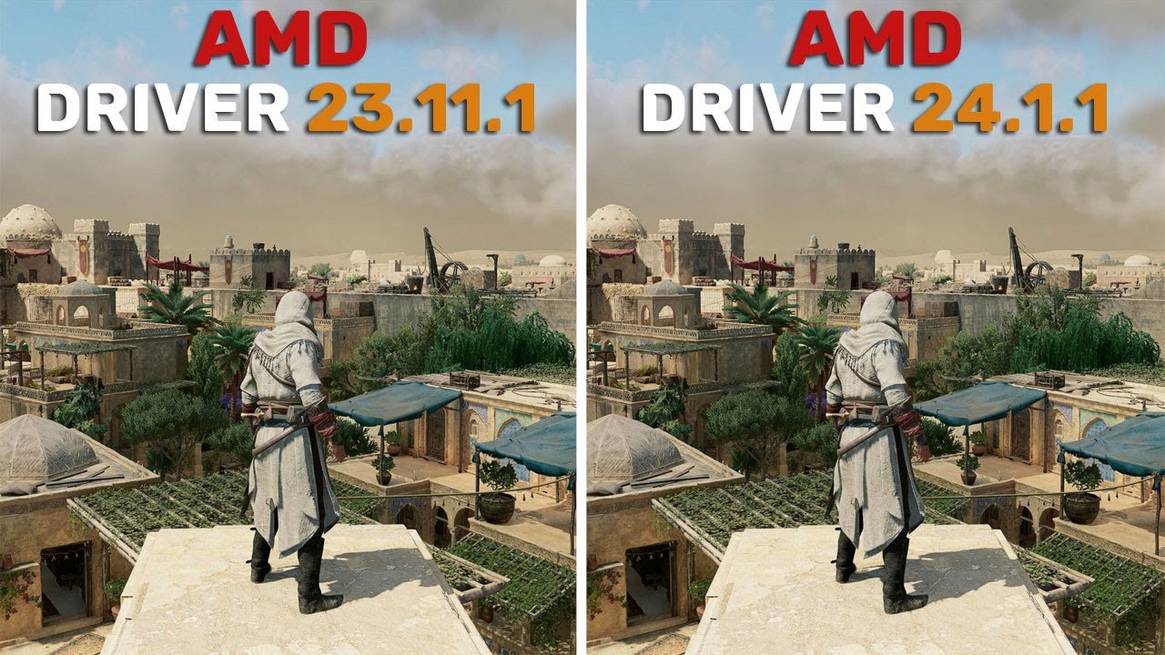 AMD Driver 23.11.1 vs AMD Driver 24.1.1 - Test in 7 Games (RX 580)