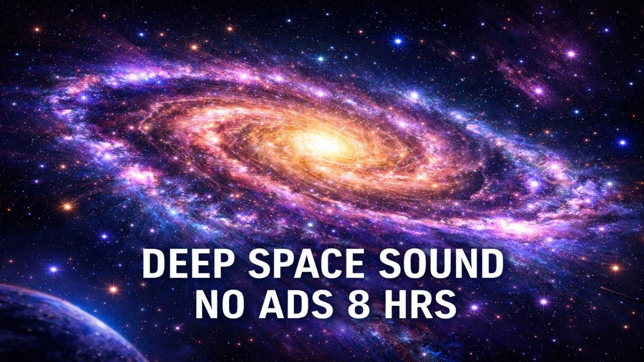 Space White Noise | Focusing and Relaxing | Black Screen | 8hr