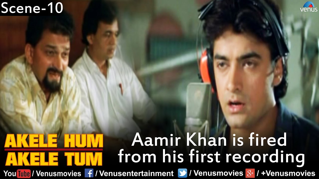 Aamir Khan is Fired from his first Recording (Akele Hum Akele Tum)