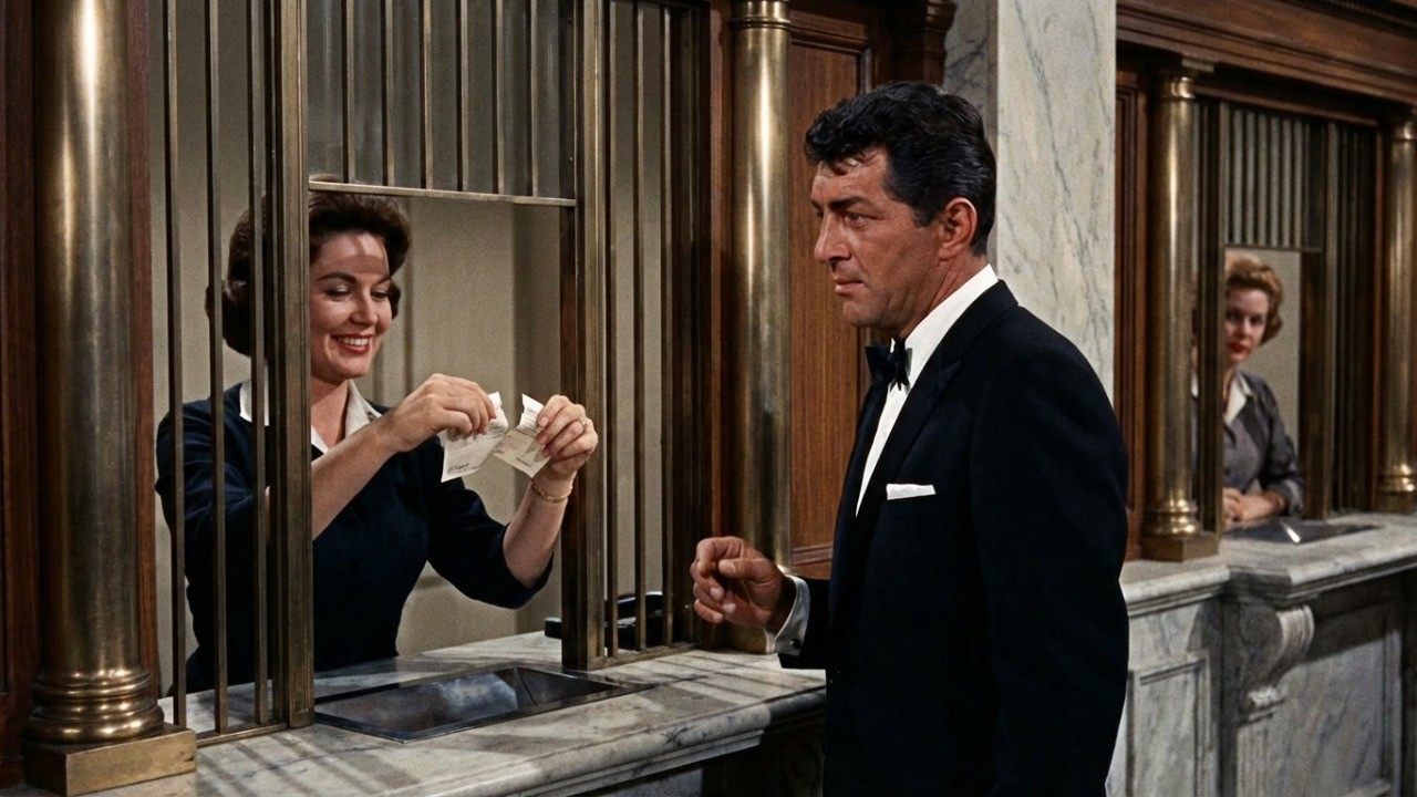 R Cist Teller Ripped Dean Martin's Check   He Bought The Bank Just To Fire Her