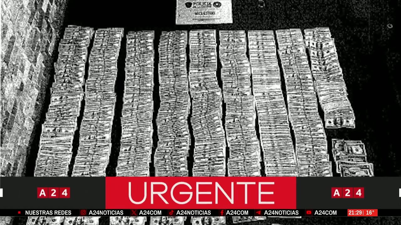 🚨COIMAS EN ANDIS: ENCONTRARON 83 MIL DÓLARES EN LA CASA DE LA PAREJA DE CALVETE