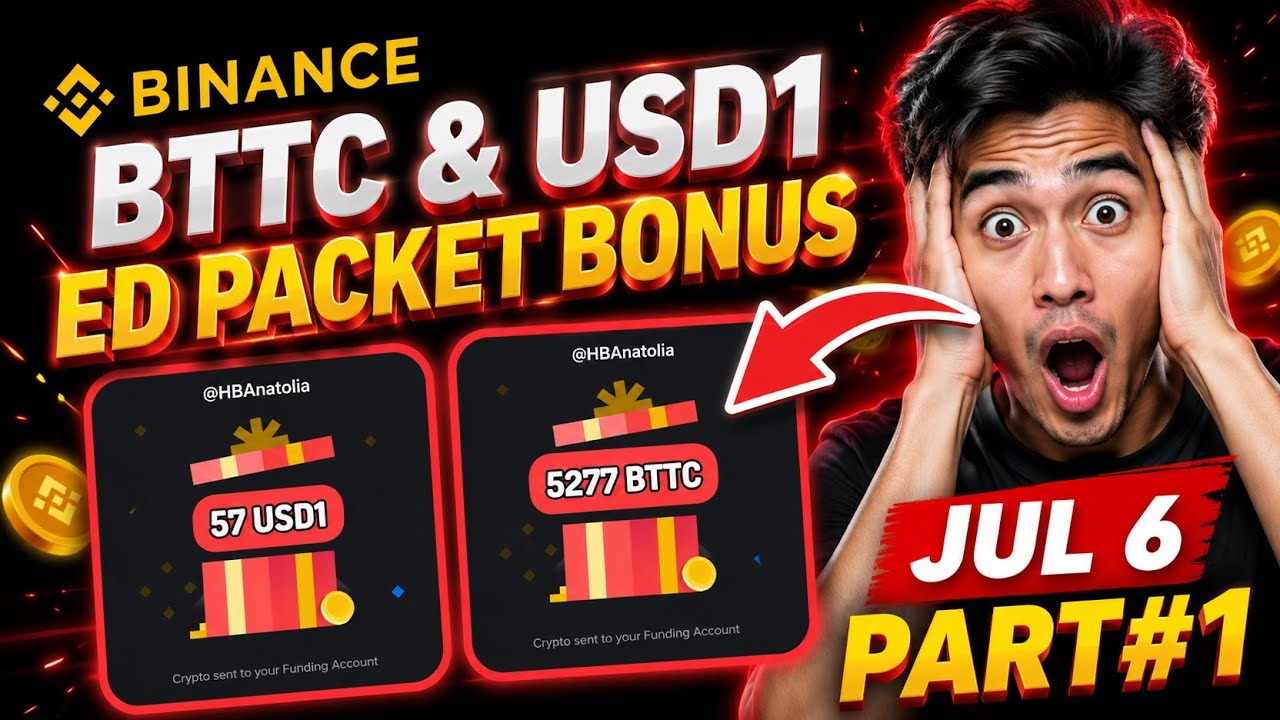 Red packet code in binance today | bttc & usd1 bonus | red packet code today | Part#1