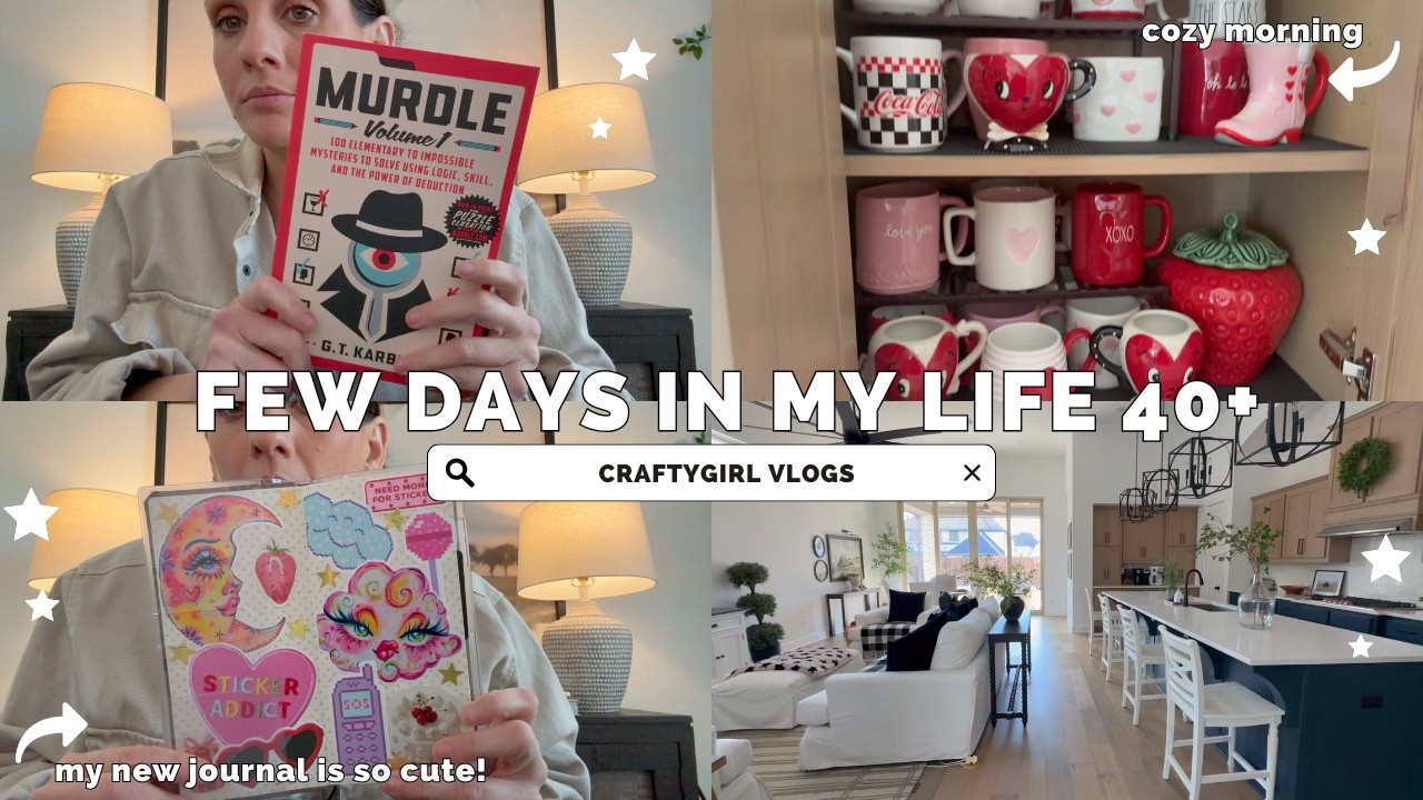 Few Days in My Life Alone 40+ | New Games, Journaling & Cozy Mornings