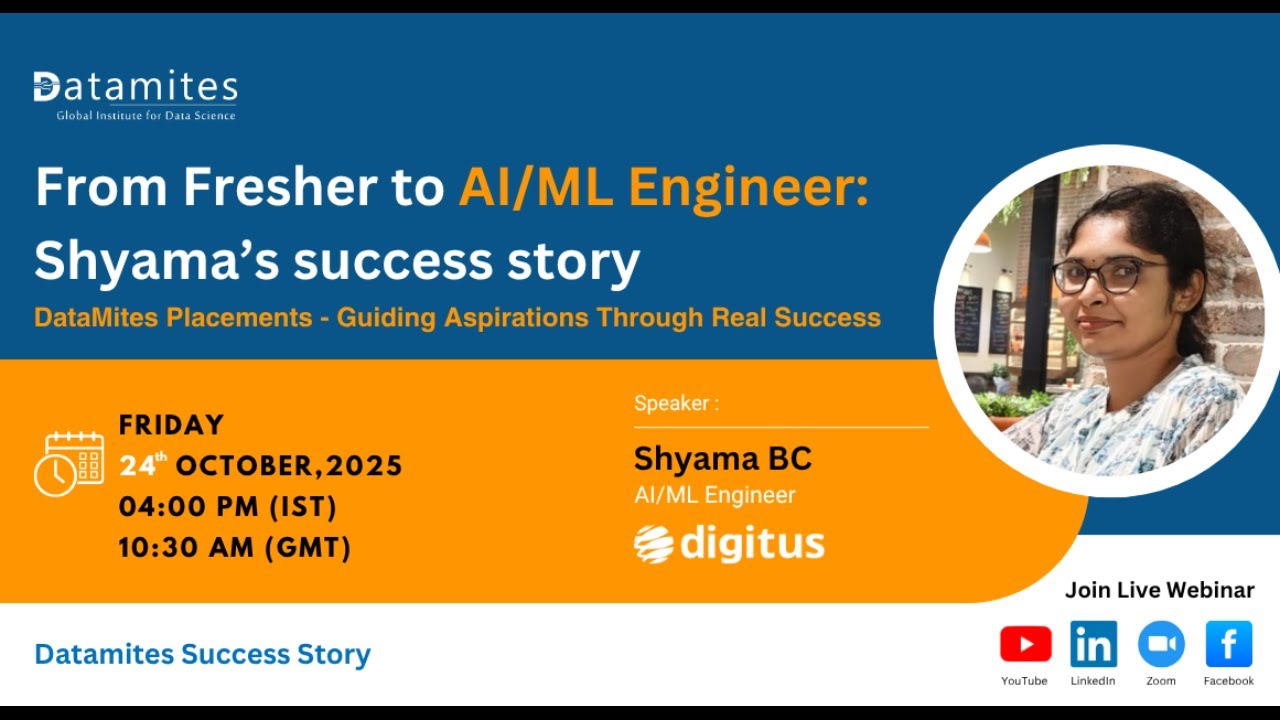 From Fresher to AI/ML Engineer: Shyama’s success story.