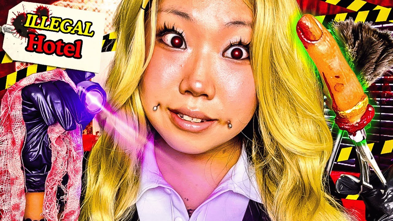 ILLEGAL Hotel Clerk🛎️ CLEANS YOU of Evidence🚷 CRIME SCENE🚧 ASMR Roleplay (Extreme Unique Triggers)
