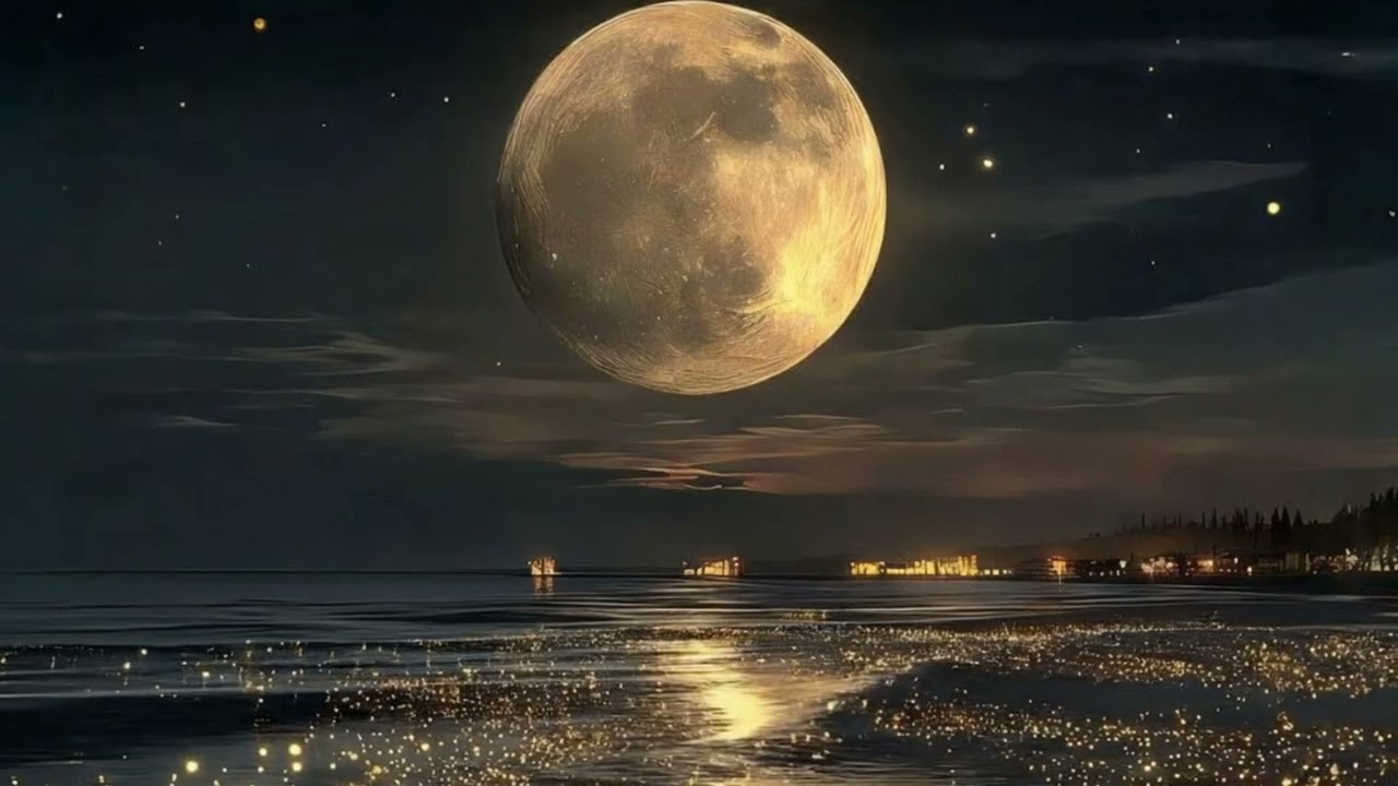 Night Ocean Waves & Soft Piano for Deep Sleep 🌙 Calm Sea Sounds