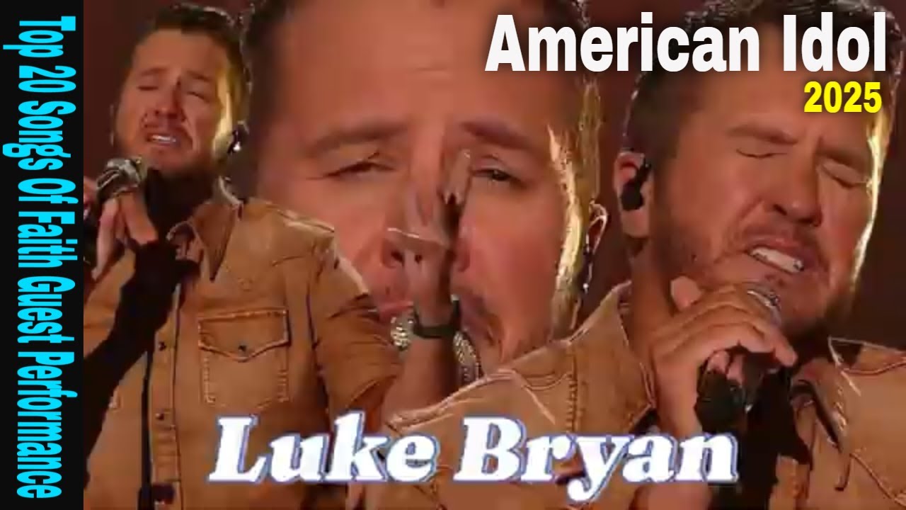 Luke Bryan's Soulful 'Jesus ‘Bout My Kids' Performance | American Idol 2025 Top 20 Songs of Faith!