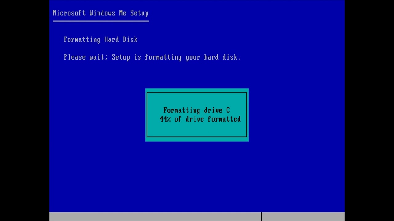 Microsoft Windows Me Realtime Installation (86box)