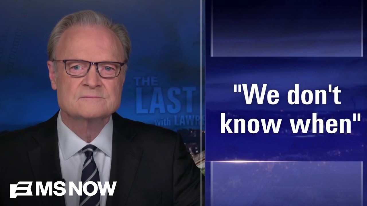 Lawrence: Trump&rsquo;s Treasury Secretary said &lsquo;we don&rsquo;t know when&rsquo; Trump&rsquo;s war will end