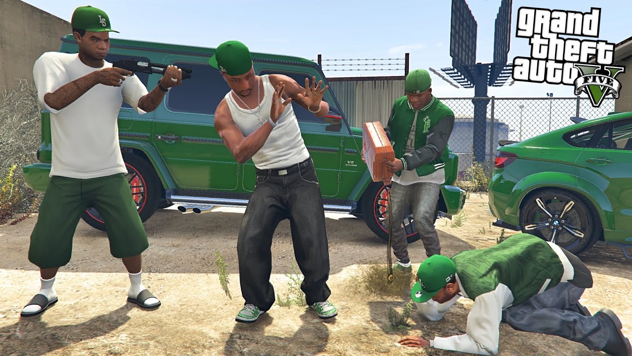 FRANKLIN & LAMAR KILLS GROVE STREET TRAITORS IN GTA 5!!! (GTA 5 Mods)