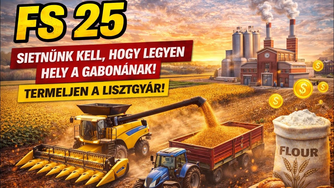 Fs 25 sietünk, hogy legyen hely a gabonának és termeljen a liszt gyár!