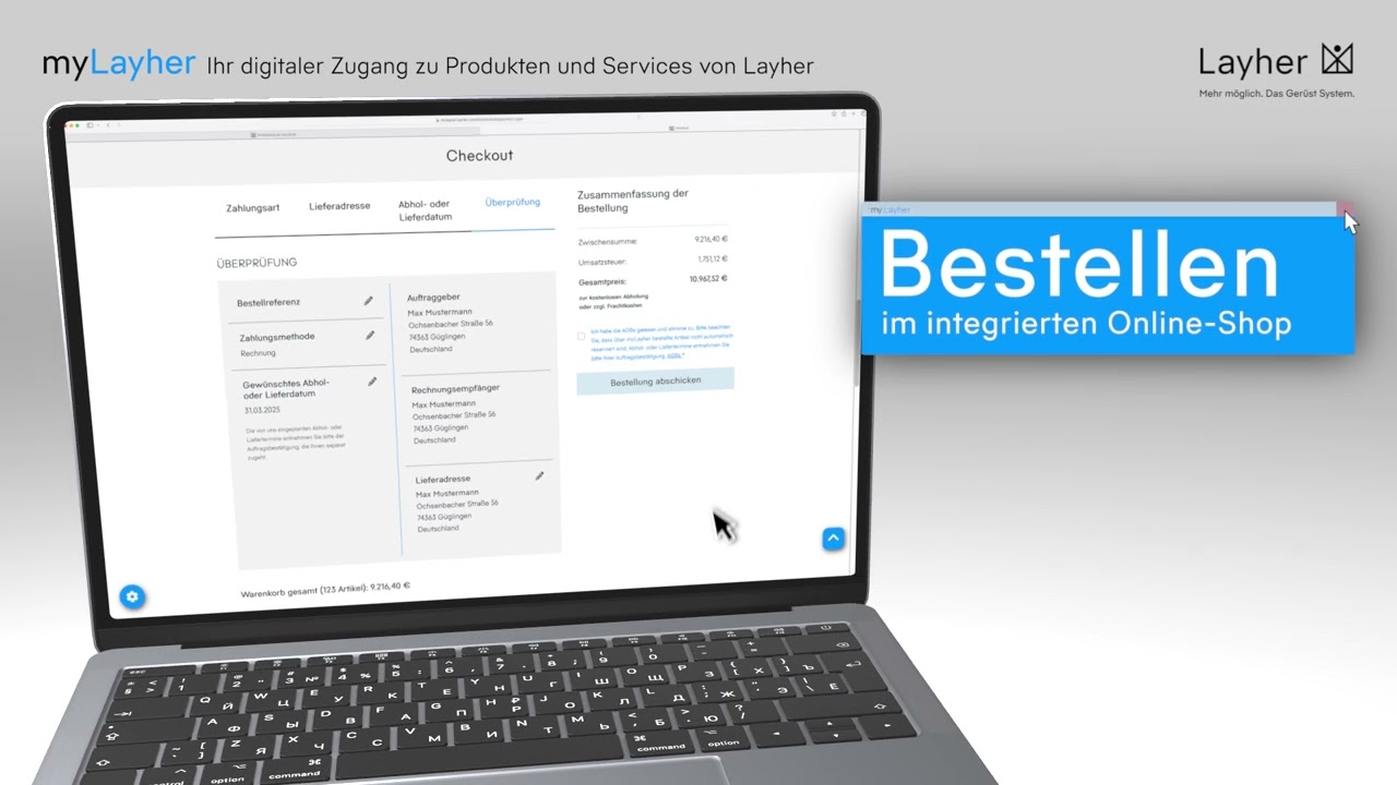 myLayher | Ihr digitaler Zugang zu Produkten und Services von Layher