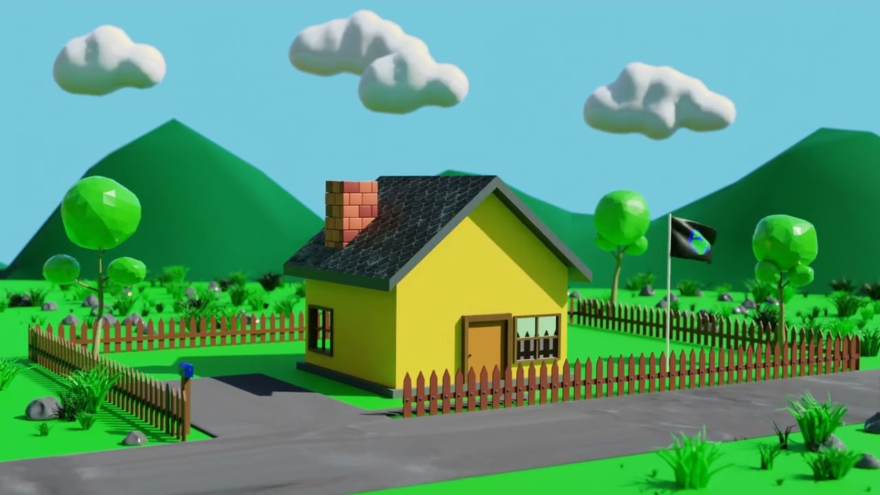 My first animation video - multiple objects