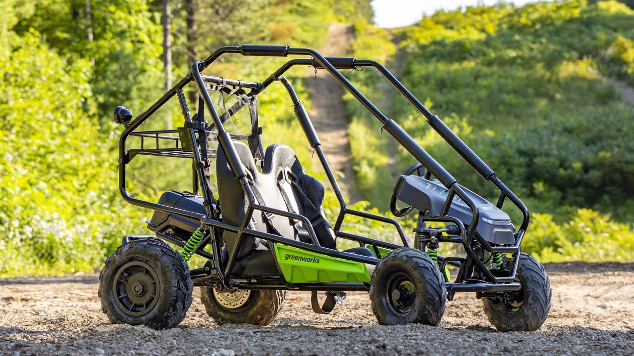 60V STEALTH Series All-Terrain 2-Seat Electric Youth Go-Kart | GREENWORKS Australia