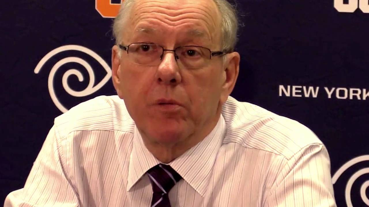 Watch Syracuse coach Boeheim's most memorable press conference moments from this past season
