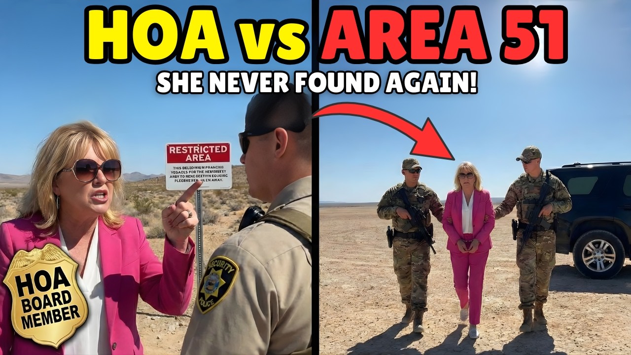HOA Karen Tried Enforcing HOA Rules Near Area 51 &mdash; Federal Security Removed Her Immediately