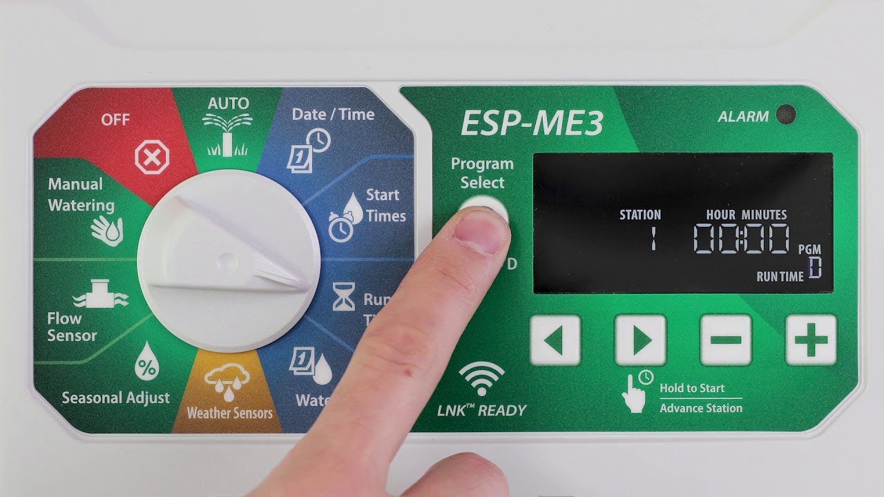أساسيات ضبط جهاز الري من شركة رين بيرد ESP-ME3 - لطلب الخدمة داخل مدينة جده 0500447633