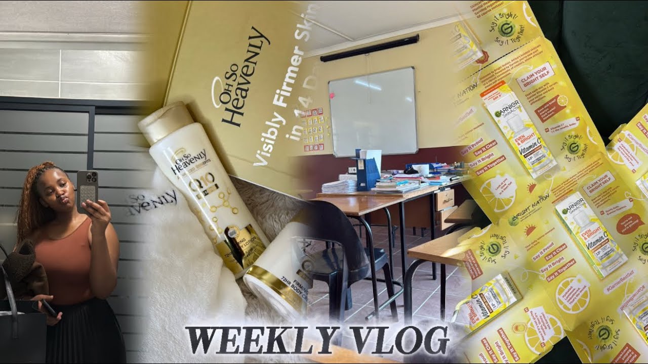 WEEKLY VLOG: teaching practicals, new braids, garnier & ohsoheavenly pr, new heels and more