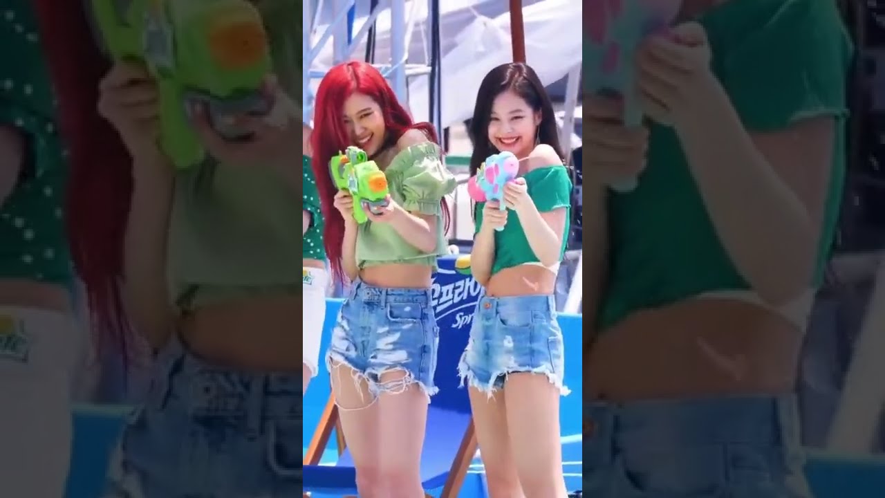 BLACKPINK SPRITE EVENT FUN 😂😂😂😂😂🥳🥳🥳🥳  #BLACKPINK #SHORTS #ONTHEGROUND #JISOO #LISA #JENNIE #ROS&Eacute;