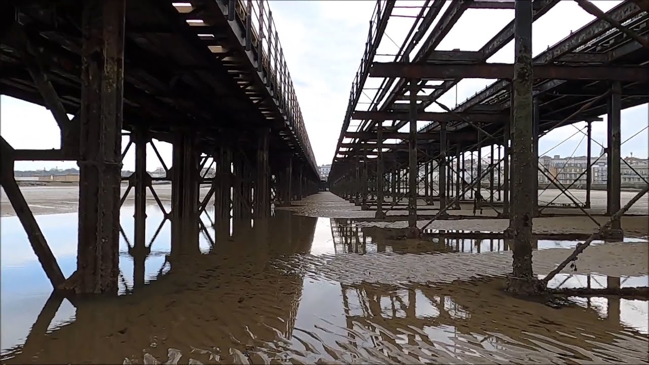 Virtual Walk - Underneath Ryde Pier At Low Tide - Isle Of Wight - February 2022 | kittikoko #ryde