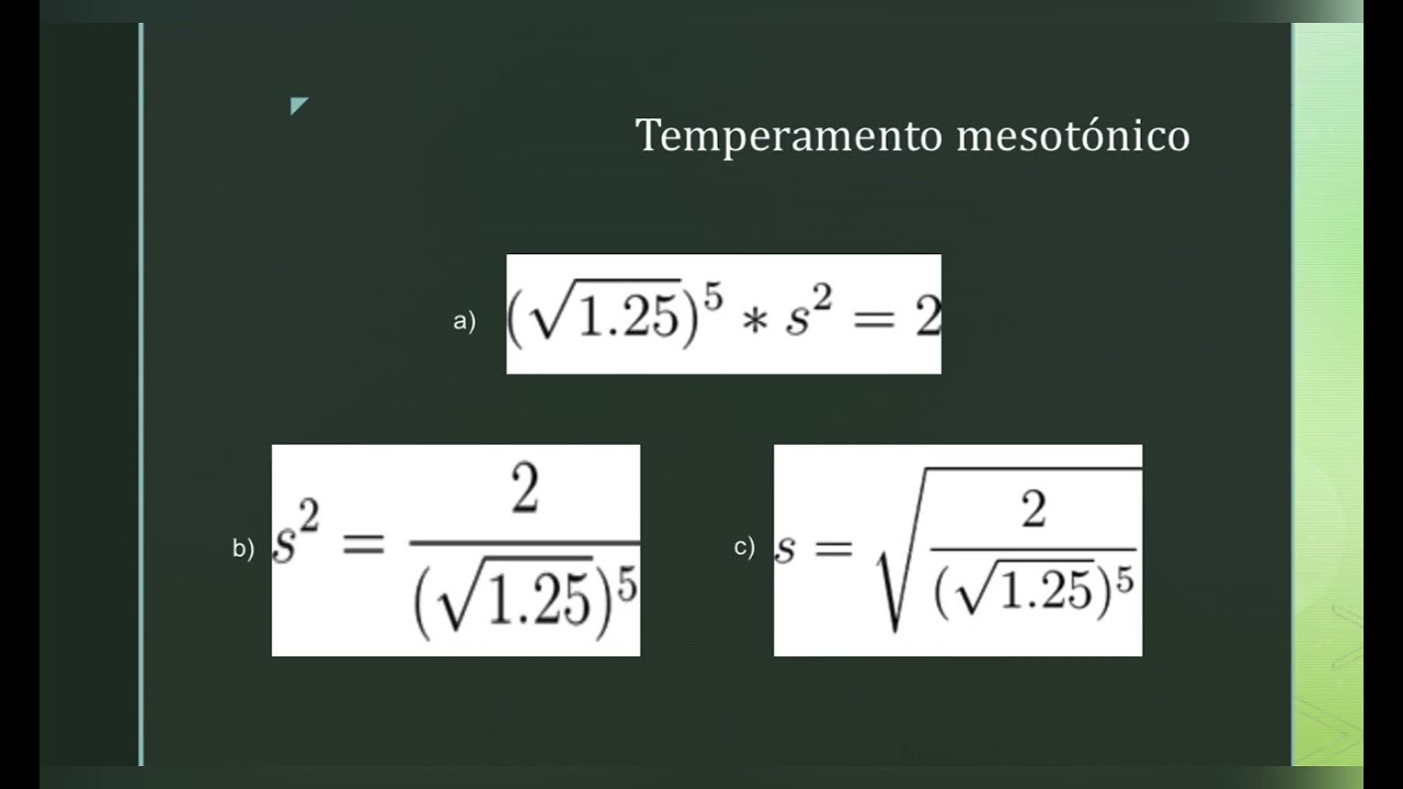Temperamento Mesot&oacute;nico - Andr&eacute;s Felipe Tunjo