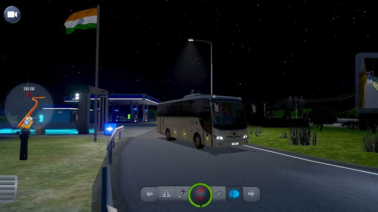 Bus simulator ultimate India Bhopal to Nagpur fast journey (Android & iOS) Ultra HD game 