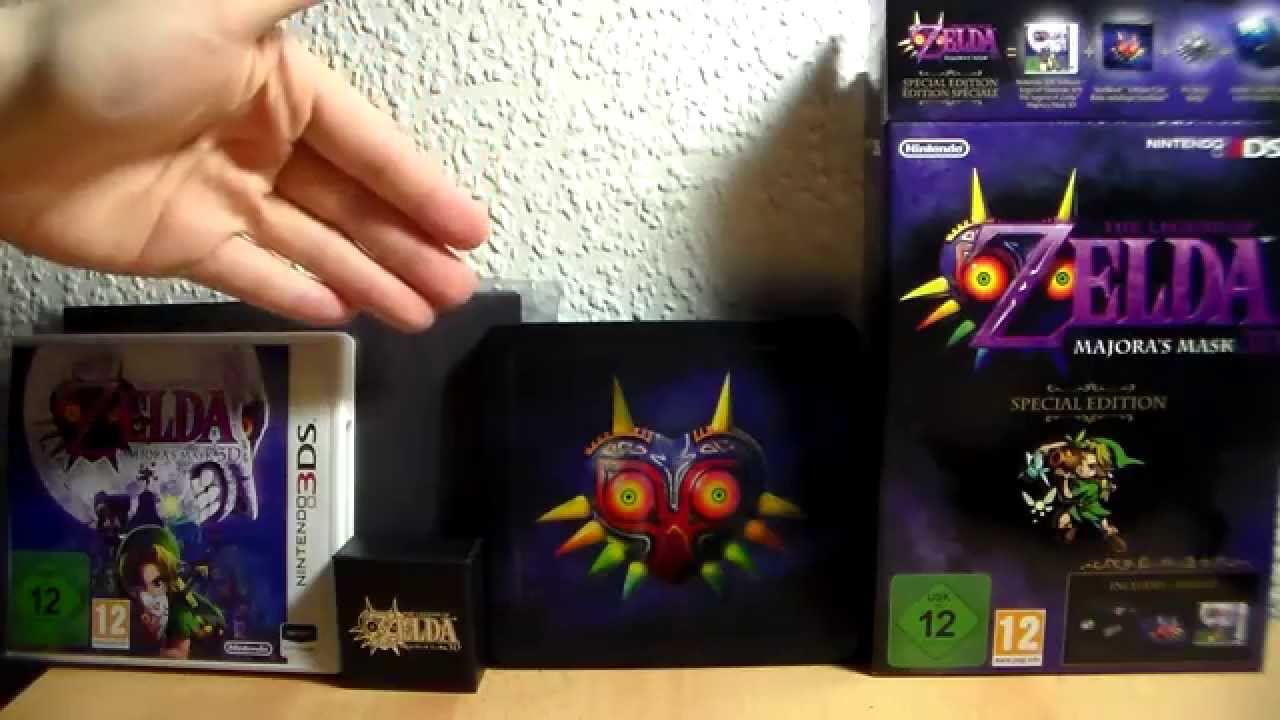 Zelda Majoras Mask 3D - Special Edition (3DS) unboxing [German/Deutsch]
