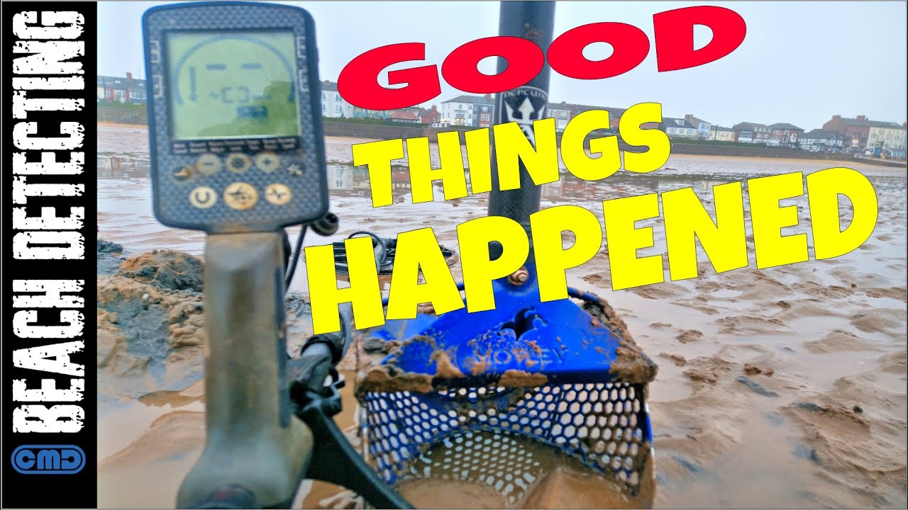 Metal Detecting Beach, Minelab Equinox 800, 15 inch Coil
