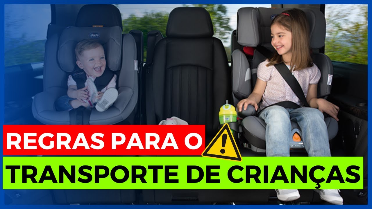 SAIBA COMO TRANSPORTAR CRIANÇAS DENTRO DA LEI E EM SEGURANÇA