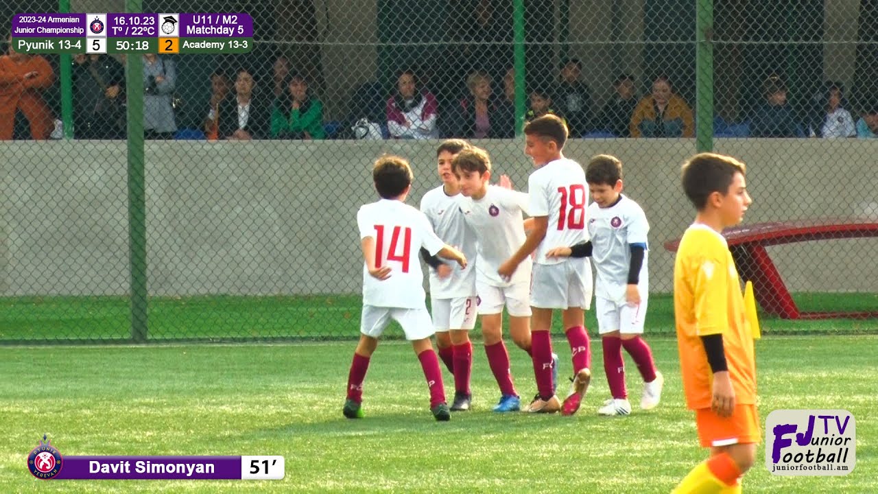 Pyunik 13-4 (7-2) Academy 13-3 (16.10.23) 2023-24 AJC U11/M2, Matchday 5
