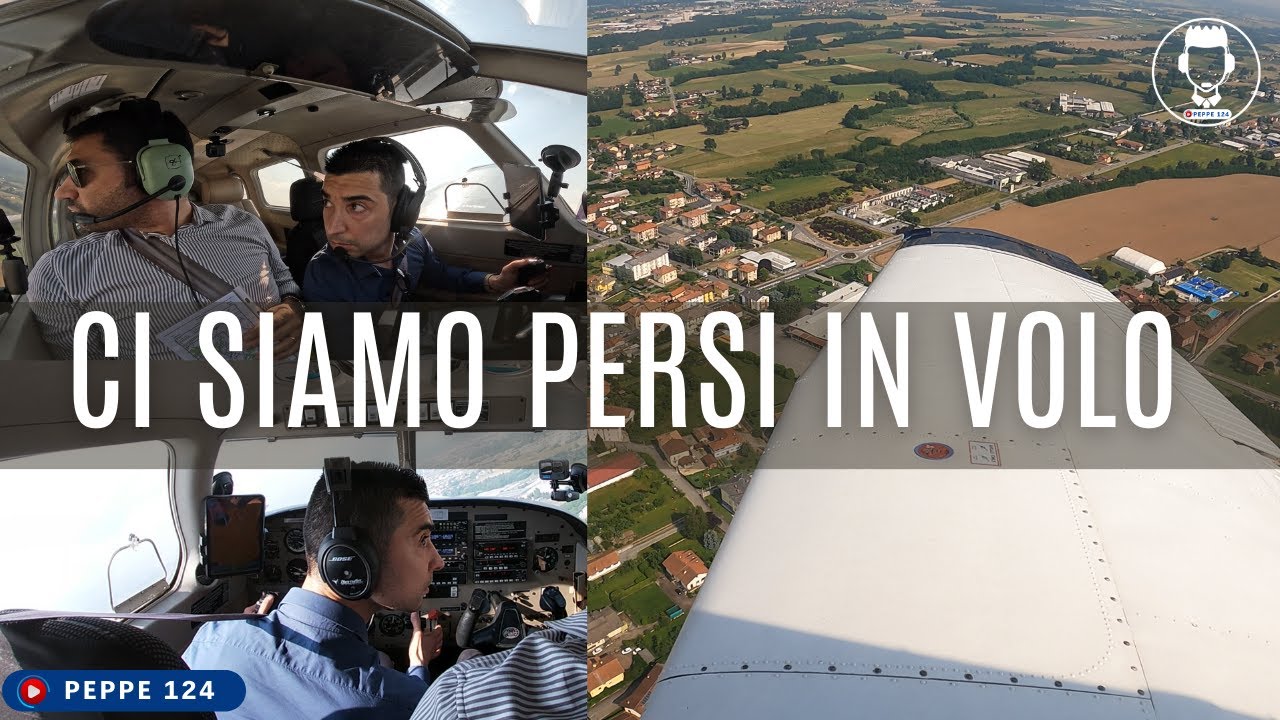 Ci siamo persi pilotando ? Volo PPL Bresso-Biella con Piper PA28