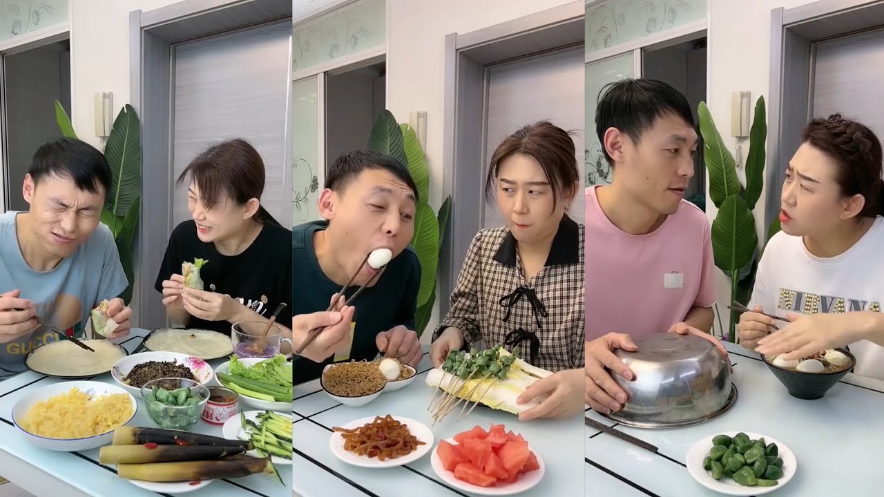 Trending 🔥 Funny Husband Wife Yummy Food Eating Challenge||Prank 😂🤫||Comedy 🤣🤣