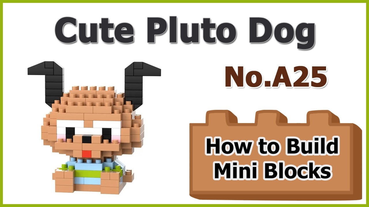 How to Build Pluto Dog Blocks - DMXC A25 Instructions Specifications