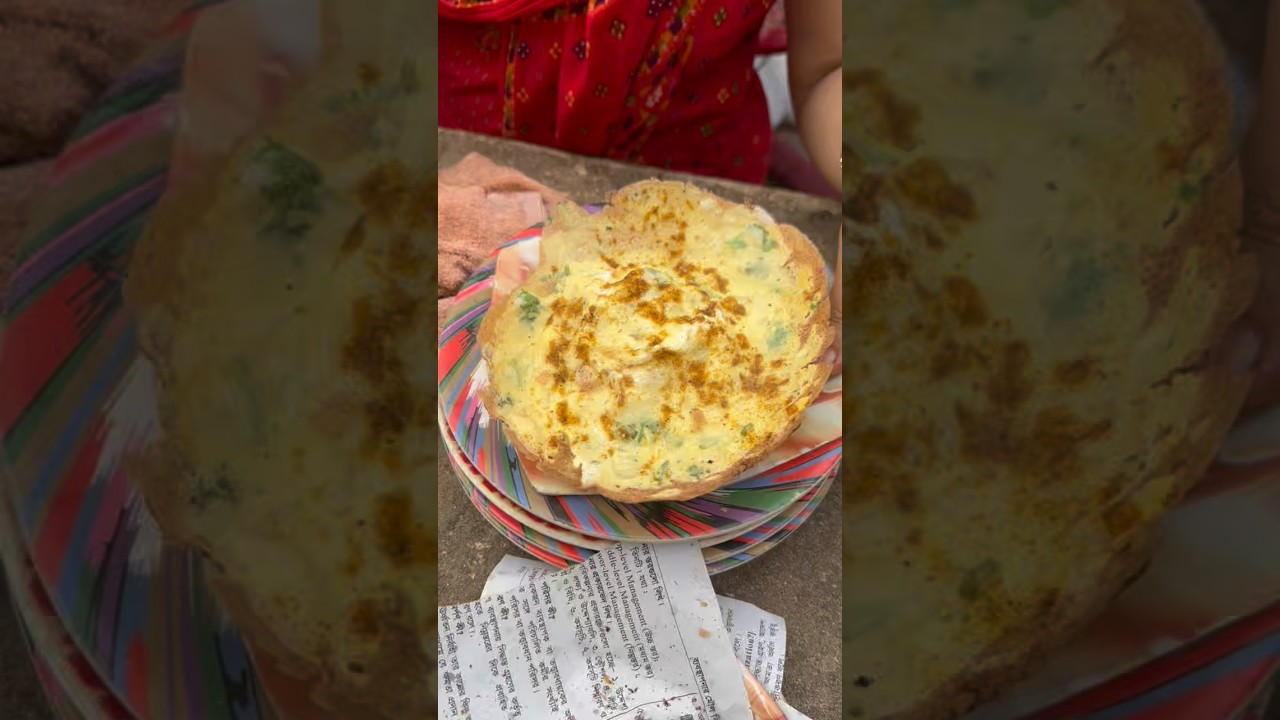 Delicious Egg Chitoi Pitha Recipe | Traditional Bengali Street Food #shorts