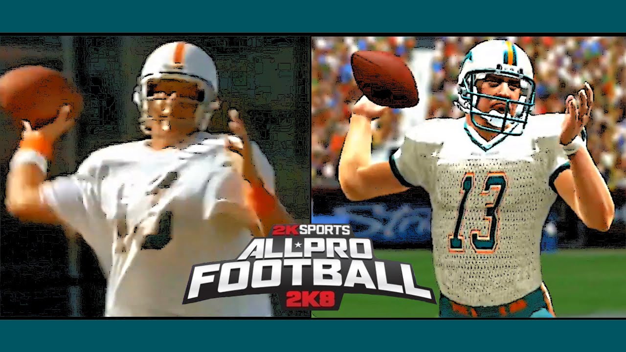 All Pro Football 2K8 Signature Throwing Motions - Side by Side