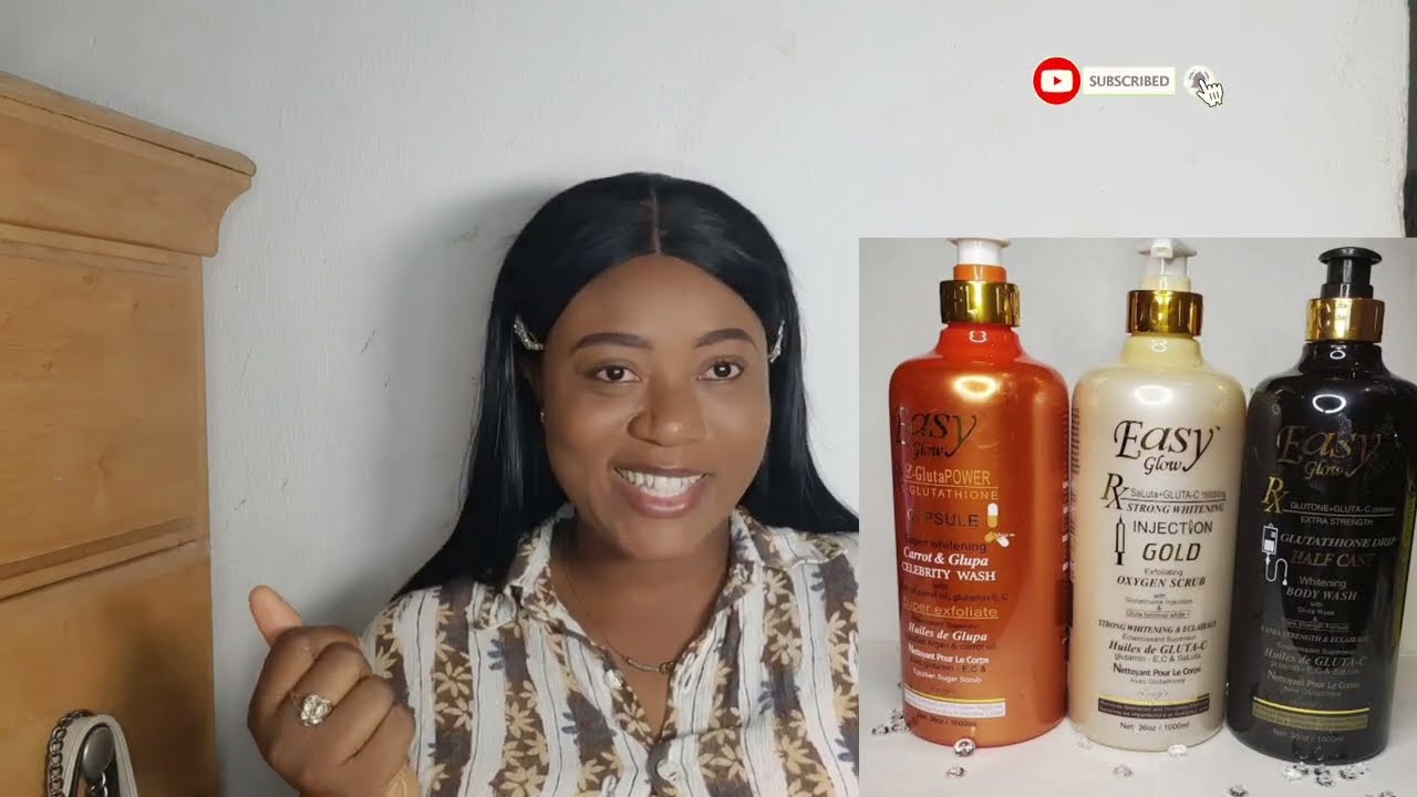 strong lightening EASY GLOW LOTION REVIEW